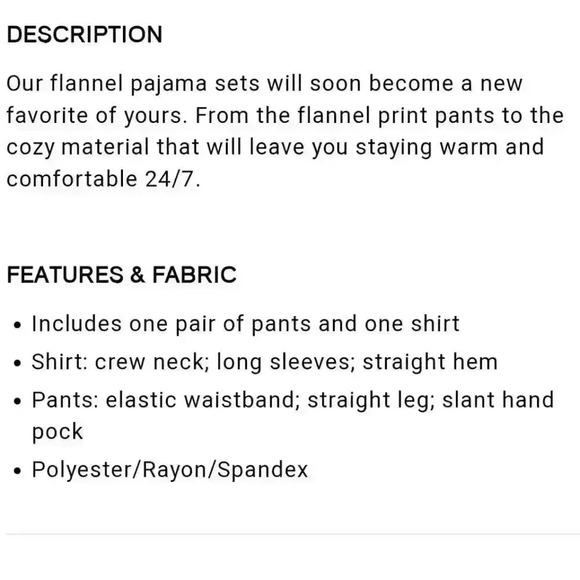 Express Flannel Pajama Set - Picture 6 of 8